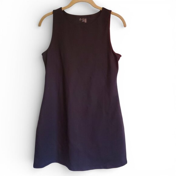 aerie Dresses & Skirts - Aerie Solid Black Sporty The Hugger Mini Dress Women's Size Medium